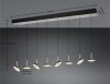 Lampa wisząca LED okrągła wielopunktowa designerska nowoczesna ściemnialna GUANO 334410807 Trio